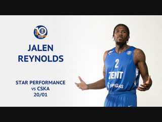 20/1/19 | Джален Рейнольдс против ЦСКА - 21 очко + 8 подборов
