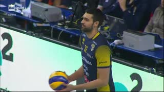 Верона - Милан. 22-й тур Чемпионата Италии по волейболу. Серия А1. Мужчтины. 24.02.19